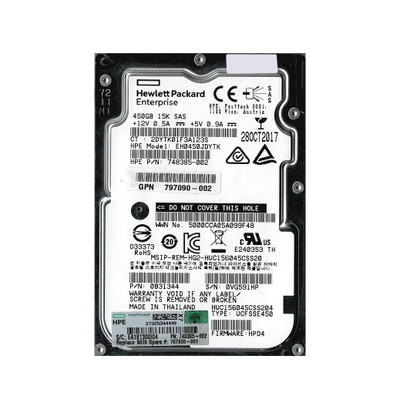 0B31344 - HGST 450GB 15000RPM SAS 12Gb/s 2.5" HDD