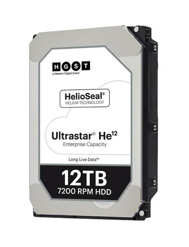 HGST Ultrastar He12 12TB SATA Hard Drive 7200RPM 256MB Cache 4Kn 3.5 - Compatible with servers