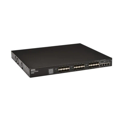 0FN848 - Dell PowerConnect 6224F 24 x Port 10/100/1000 + 4 x SFP combo Ports Layer 3 Managed 1U Rack-mountable Gigabit