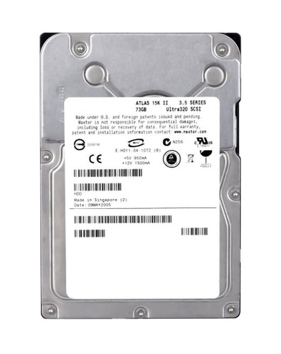 Dell 73GB 15000RPM Ultra320 SCSI Hard Drive for 3.5-Inch Servers