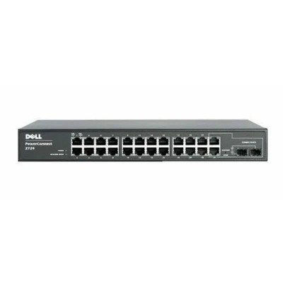 0NF304 - Dell PowerConnect 2724 24-Ports 10/100/1000Base-T + 2-Ports SFP Layer 3 Managed Gigabit Ethernet Network
