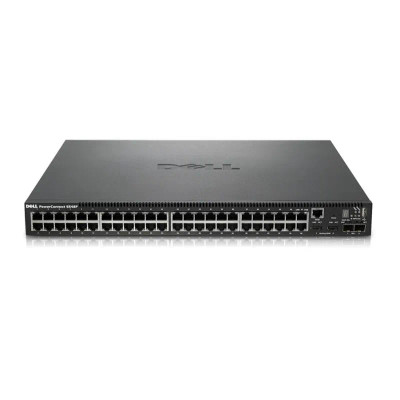 Dell PowerConnect 5548P Gigabit Ethernet Switch, 48 PoE Ports, 2 SFP+ Ports, Layer3 Managed, Rack-Mountable