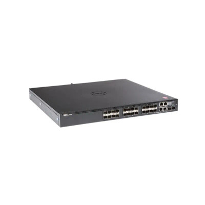 Dell Networking N3024F 24-Port Gigabit Ethernet Switch with 2 10G SFP+ Ports - Layer 2 Managed Switch for Data Centers