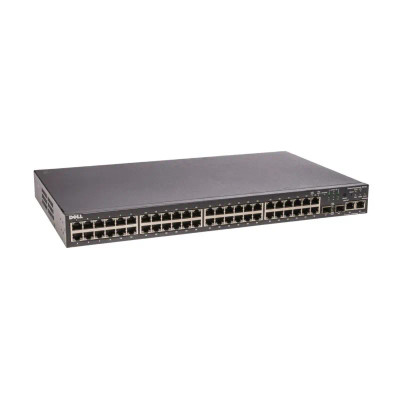 Dell PowerConnect 3448P PoE Network Switch, 48 Ports, Layer2 Managed, Rack-mountable, Fast Ethernet, 0XJ075, 3400 Series