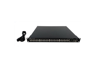 0YF424 - Dell PowerConnect 3400 Series 3448P 48 x Ports PoE 10/100Base-T + 2 x SFP Ports Layer2 Managed 1U Rack-mountable Fast Ethernet Network Switch