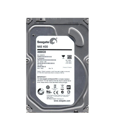 1H4167-505 - Seagate 3TB 5900RPM SATA 6Gb/s 3.5" HDD