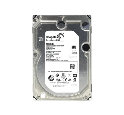 Seagate Surveillance HDD 6TB 7200RPM SATA 6Gb/s 128MB Cache CE 3.5-Inch Hard Drive - Compatible with surveillance systems