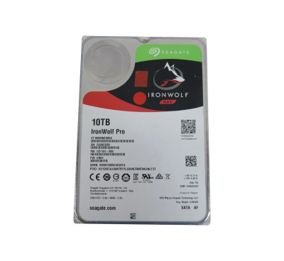 Seagate IronWolf Pro 10TB SATA Hard Drive 7200RPM 256MB Cache 3.5 - Compatible with servers