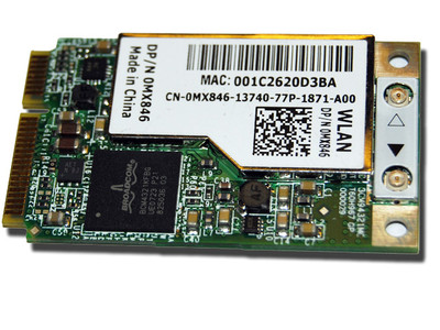 Dell Wireless 1505 PCI Express WLan Mini-Card for MX846 Network Card - Compatible with Dell servers
