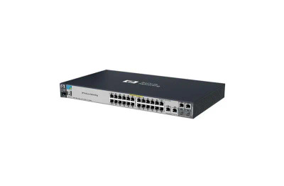 HP Pro Curve 24 Port PoE Ethernet Network Switch, 10/100Base-T, 2 SFP Combo Ports, Layer 2 Managed, Rackmountable HP Pro Curve 24 Port PoE Ethernet Network Switch, 10/100Base-T, 2 SFP Combo Ports, Layer 2 Managed, Rackmountable