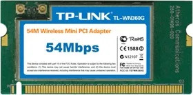 TP-LINK 54Mbps Wireless Mini PCI Adapter TL-WN360G for seamless connectivity in laptops and desktops