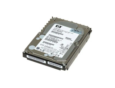 HP 72.8GB 10000RPM SCSI Hard Drive with Tray for BL20p G1/G2/G3/BL25p/BL40p servers - mounted in server rack