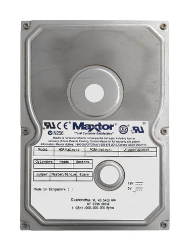 Maxtor DiamondMax VL 40 10.2GB 5400RPM Hard Drive for ATA-100, 3.5-Inch - Compatible with ProLiant DL360p Gen8 Servers