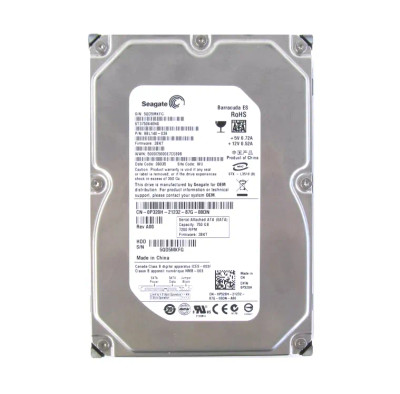 P320H - Dell 750GB 7200RPM SATA 3.5" HDD with Tray