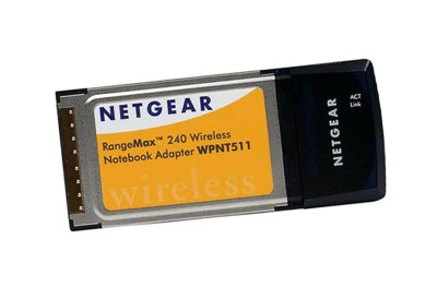 WPNT511-100NAR - Netgear RangeMax 240Mbit/s 802.11b/g 2.4GHz Wireless Notebook Network