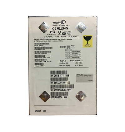 320139-003 - HP 40GB 5400RPM IDE 3.5" HDD