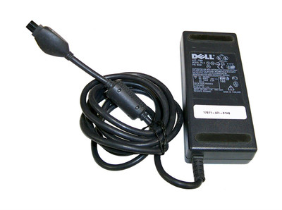 Dell 70-Watts AC Adapter for Latitude and Inspiron, PA-6, compatible with Dell laptops, black col
