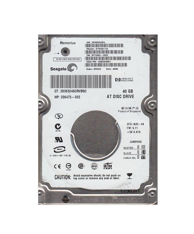 HP 40GB 5400RPM IDE Ultra ATA/100 2.5-inch Hard Drive 336475-003 for ProLiant DL360p Gen8 Servers