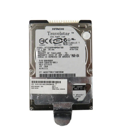 336476-001 - HP 40GB 5400RPM IDE 2.5" HDD