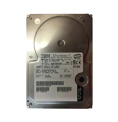 07N6370 - IBM 36.7GB 10000RPM Ultra160 SCSI 3.5" HDD