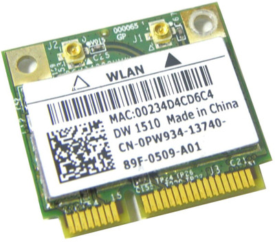 PW934 - Dell DW1510 Wireless-N Wi-Fi Adapter Card