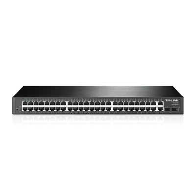 TP-LINK TL-SL2452 48-Port 10/100Mbps + 4-Port Gigabit Smart Switch for Networking Racks