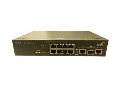 3Com 4210-9 Gigabit Ethernet Network Switch, 8x RJ-45 Ports, Layer2 Managed, Rack-mountable, SKU 3CR17331-91-UK