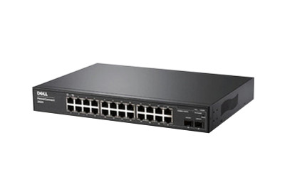 552311118 - Dell PowerConnect 2800 Series 2824 24 x Ports 10/100/1000Base-T + 2 x SFP Combo Ports Layer2 Managed 1U Rack-mountable Gigabit Ethernet Network Switch