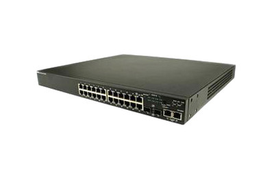 575609917 - Dell 24-Port PoE 10/100 + 2 SFP Managed Rack Switch