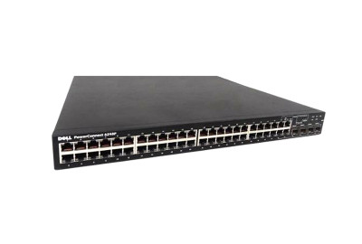 Dell PowerConnect 6200 Series 6248P PoE Gigabit Ethernet Switch, 48 Ports + 4 SFP, Layer3 Managed, 1U Rack-mountable