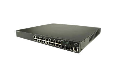 612666315 - Dell 24-Port PoE Fast Ethernet 2 SFP Network Switch