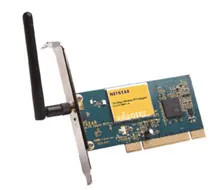 WG311GR - NetGear 54Mbps 802.11g/b 2.4GHz PCI Wireless Network Adapter