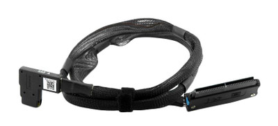 Dell 32-inch Mini-SAS A to PERC 6i Controller Cable for PowerEdge R610 server, compatible with servers