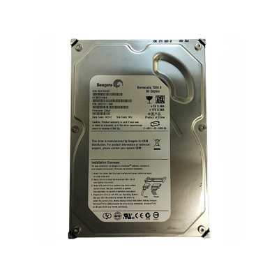 Seagate BarraCuda 7200.9 80GB SATA Hard Drive 9BD111-500 7200RPM 2MB Cache 3.5 - Compatible with CE devices Seagate BarraCuda 7200.9 80GB SATA Hard Drive 9BD111-500 7200RPM 2MB Cache 3.5 - Compatible with CE devices