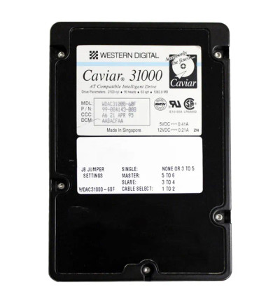 AC31000 - Western Digital 1GB 4495RPM EIDE 3.5" HDD