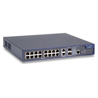 JE031A - HP 16-Port PoE 2 RJ-45/SFP Layer 2 Network Switch