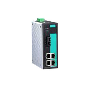 EDS-305-S-SC - Moxa 5-Port Industrial Unmanaged 100BaseFX SC Ethernet Switch