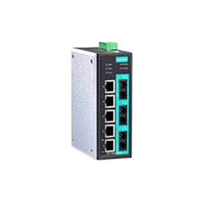 EDS-408A-3S-SC-48-T - Moxa Entry-level Managed Industrial with 5 10/100BaseT X ports, 3 single mode 100BaseFX ports, SC
