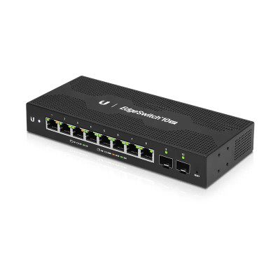 Ubiquiti ES-10XP PoE Network Switch, 8x 1000Base-T Ports, 2x SFP, Layer 2 Managed Gigabit Ethernet Switch
