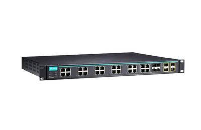 Moxa ICS-G7828A-4GTXSFP-4XG-HV-HV 24G+4 10GbE-port Gigabit Ethernet Switch, Layer 2/Layer 3, managed - ideal