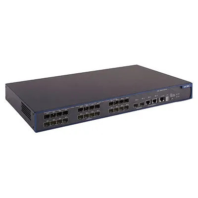 HP A3610-24-SFP Layer 4 Managed Network Switch, 24 x SFP Ports, 10/100Base-TX, 2 x SFP GBE, 2 x RJ-45 Ports, 1U Rack