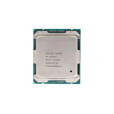 818194-L21 - HP 3.40GHz 9.60GT/s QPI 20MB L3 Cache Socket FCLGA2011-3 Intel Xeon E5-2643V4 Hexa-core 6 Core Processor Kit for ProLiant DL360 Gen9