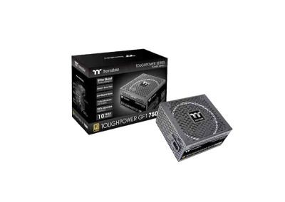 PS-TPD-0750FNFAGE-1 - Thermaltake Toughpower GF1 750-Watts 100-240V AC 10A 50-60Hz 80-Plus Gold Fully Modular Active