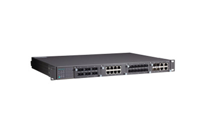 Moxa PT-7728-F-HV 24+4G-port Layer 2 Gigabit Ethernet Switch for IEC 61850-3 Rackmount Servers