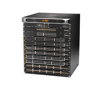 R0X27C - HPE Aruba 6410 5 x Expansion Slots 7U Rack-mountable Layer 4 Managed Front-to-Back Airflow Stackable Network Switch Chassis