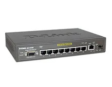 D-Link DES-3010GA 8-Port Managed Switch for LAN Networks - 10/100Base-TX, 1000Base-T, SFP mini-GBIC - Ethernet Switch