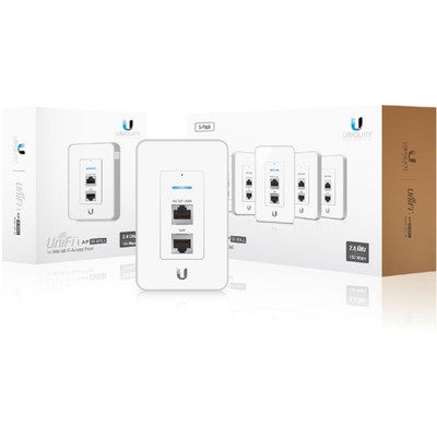 Ubiquiti UniFi UAP-IW-5 Wireless Access Point 2.4GHz 150Mbps 2x RJ-45 PoE 10/100/1000Base-T 1x 1000Base-T Internal