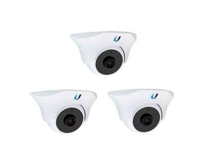UVC-Dome-3 - Ubiquiti UniFi 720p Indoor Dome Video Camera with IR LEDs 3-Pack