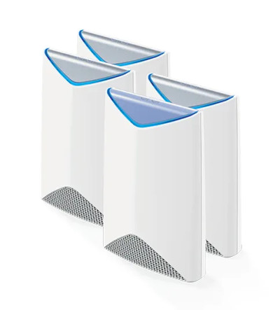 Netgear Orbi Pro SRK60B04 4-Pack Router + Satellite LAN/WAN 5GHz 3Gb/s IEEE 802.11a/n/ac