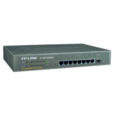 TP-LINK 8-Port Gigabit Web Smart Switch with 1 SFP Slot for Networking Servers